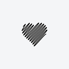 Heart love icon vector illustration