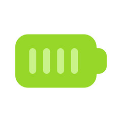 full battery flat icon