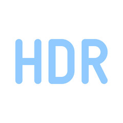 hdr flat icon