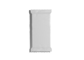 Plastic packing for snacks mockup
