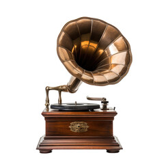 Classic Gramophone without background