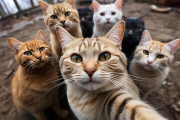 Cat, Cats, kitten, Generative AI.