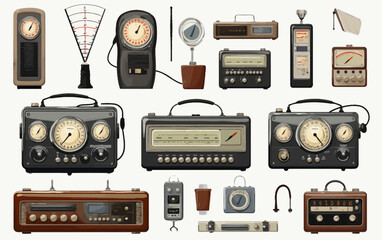 retro communication radio