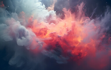 Burning Sky with Clouds and Smoke (02)