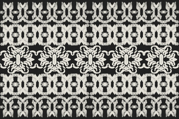 Seamless fabric pattern with traditional ornaments Design for backgrounds, carpets, wallpapers, clothes, wraps, batik, fabrics.