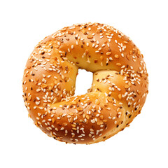 Bagel  isolated on transparent background 