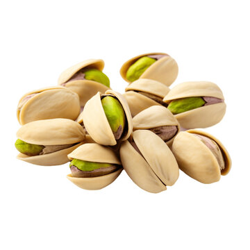 Pistachios  isolated on transparent background 