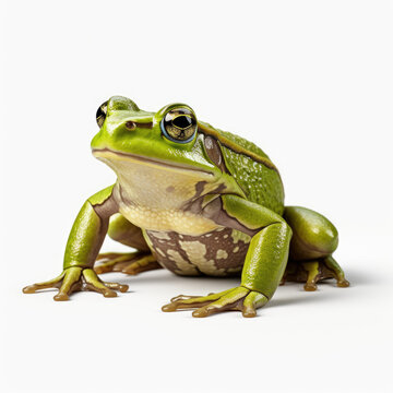 frog, white background