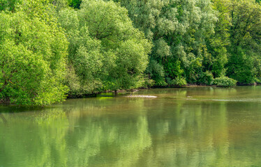Jagst river scenery
