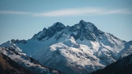 Obraz premium Mountain during winter