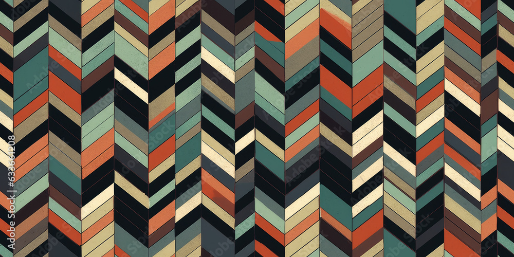 Aufkleber a colorful background with shapes and colors - generative ai