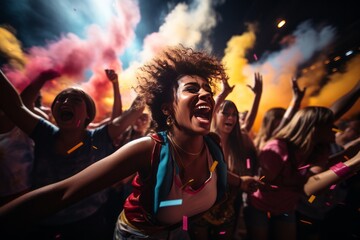  Vibrant And Energetic Dance Troupe Entrance, Generative AI