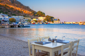 Picturesque small village of Panteli in Leros island, Greece. - 633665453