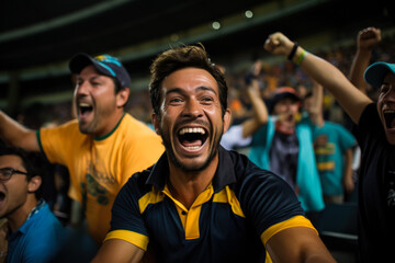 Cricket aficionados ecstatic as their team clinches a T20 match 