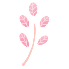 Pink leaves 