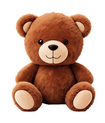 Obraz premium cute brown isolated teddybear
