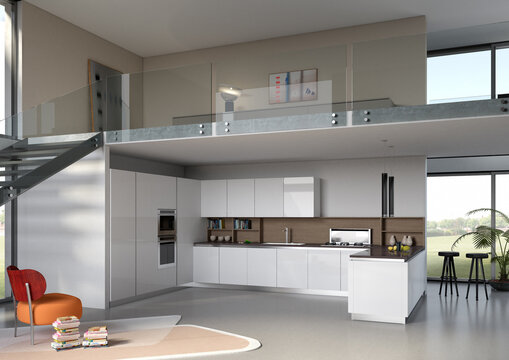 rendering kitchen maryland using 3dsmax and vray