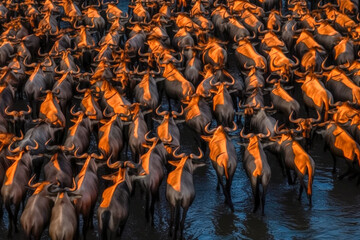 Migration of animals - Generative AI