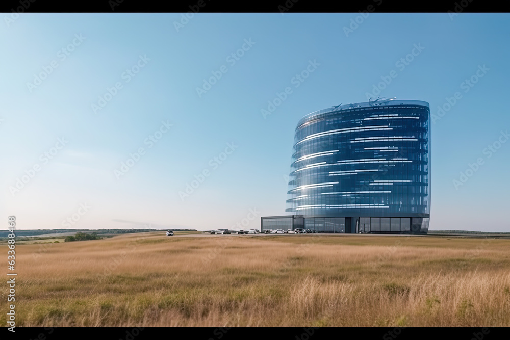 Poster bio architecture building - generative ai