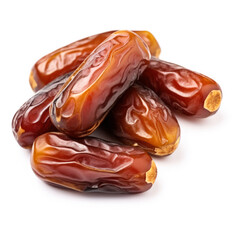 Dried Dates isolated on white background 