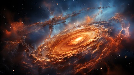 Colorful space galaxy cloud nebula. Stary night cosmos. Universe science astronomy. Supernova background wallpaper