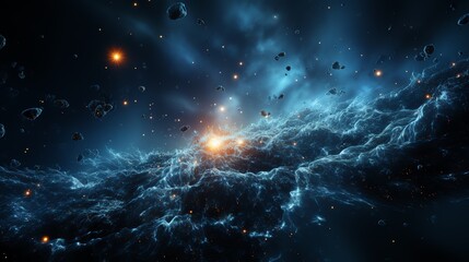 Colorful space galaxy cloud nebula. Stary night cosmos. Universe science astronomy. Supernova background wallpaper