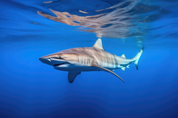 Majestic Spinner Shark in its Natural Habitat