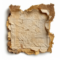 Old ancient vintage crumpled paper texture