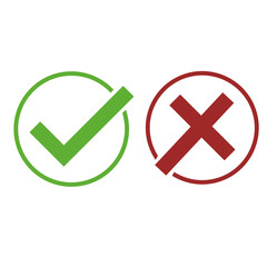 true and false checklist icon vector