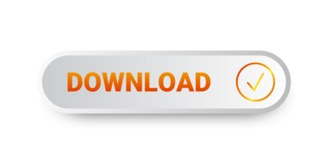 Modern trendy button set. download lettering button transparent background