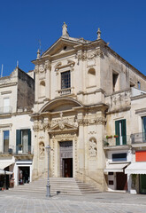 Fototapeta na wymiar Chiesa di Santa Maria della Grazia - Lecce