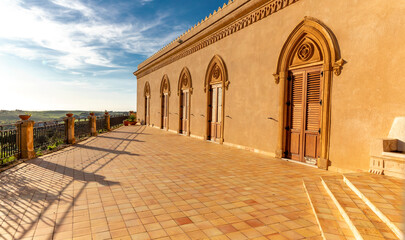 Obraz premium Amazing view from balcony of Villa Aurea, Agrigento, Sicily, Italy