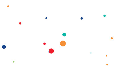 aesthetic colorful dot vector background