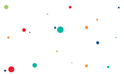 colored dots vector wallpaper design