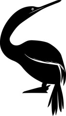 Anhinga bird icon 2