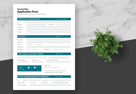 Black Turqoise Application Form