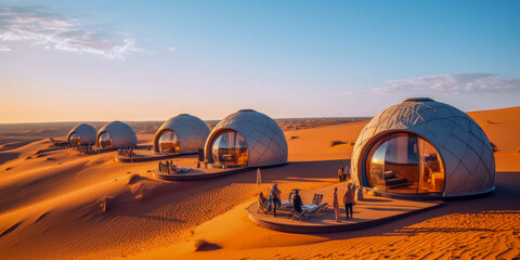 Tourism of the future in Sahara Desert - Generative AI