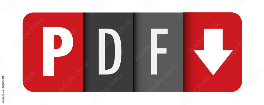 Poster pdf gray vector typography banner with initial letter highlighted in red