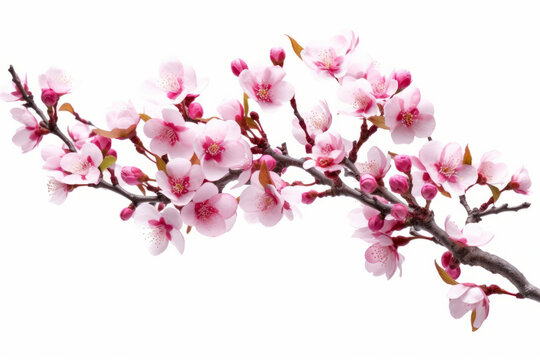 cherry blossom branch  generated by ai