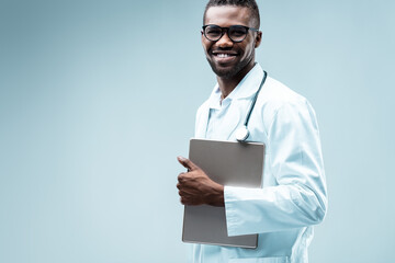 Black physician, digital tools, degrees, neat