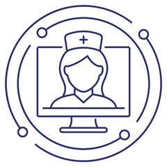 online medical help line icon