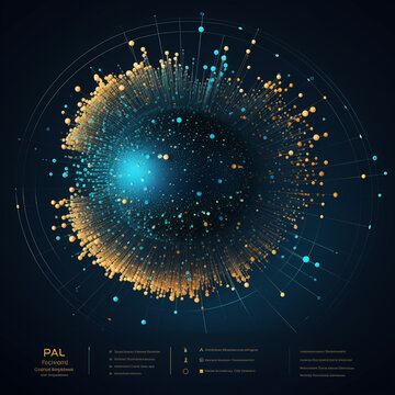 3D Futuristic Cosmic Visualization of Big Data