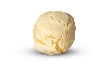 pão de queijo (cheese bread) isolated on white background