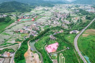 Scenery of Wugong Mountain Village in Pingxiang, China