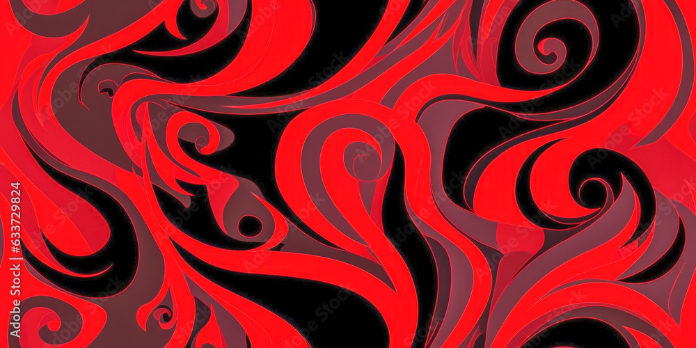 Poster abstract background with color and shape composition - generative ai