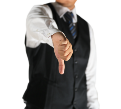 businessman disagree