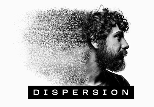 Dispresion Photo Effect Mockup