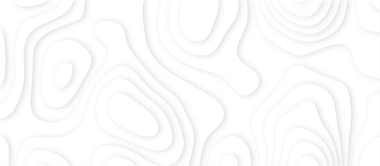 Abstract White paper cut background with lines.3d realistic papercut decoration textured with wavy layers. modern wallpaper texture and 3d realistic design use for banner flyers, posters.