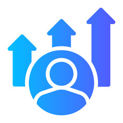 Obraz premium evolution gradient icon