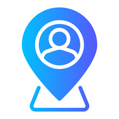 location gradient icon